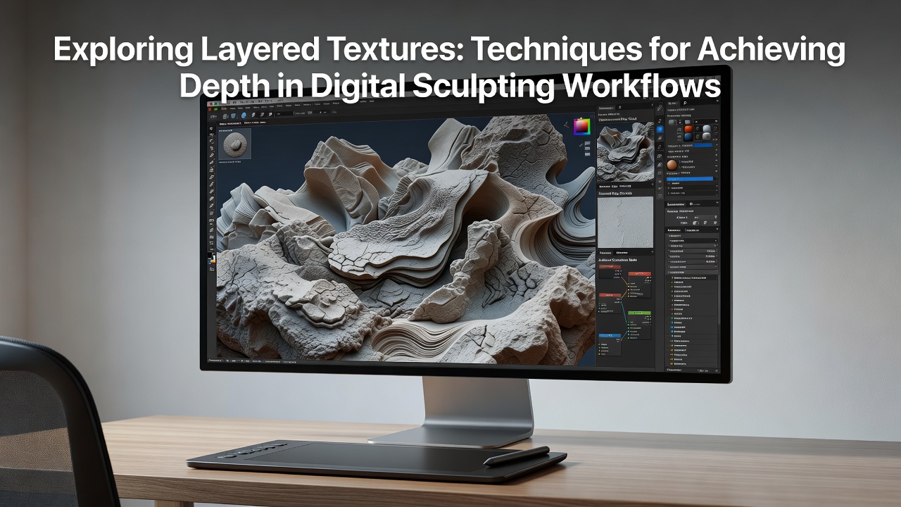 Exploring Layered Textures: Techniques for Achieving Depth in Digital Sculpting Workflows